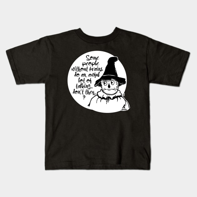 Wizard of Oz-Scarecrow-2 Kids T-Shirt by BonzoTee